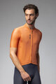ALÉ Cyklistický dres s krátkým rukávem - COLOR BLOCK PRAGMA - oranžová