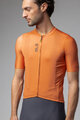 ALÉ Cyklistický dres s krátkým rukávem - COLOR BLOCK PRAGMA - oranžová