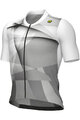 ALÉ Cyklistický dres s krátkým rukávem - SPRINTER R-EV1 - bílá/šedá