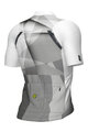 ALÉ Cyklistický dres s krátkým rukávem - SPRINTER R-EV1 - bílá/šedá