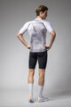 ALÉ Cyklistický dres s krátkým rukávem - SPRINTER R-EV1 - bílá/šedá