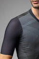 ALÉ Cyklistický dres s krátkým rukávem - SPRINTER R-EV1 - černá/šedá