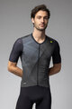 ALÉ Cyklistický dres s krátkým rukávem - SPRINTER R-EV1 - černá/šedá