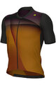 ALÉ Cyklistický dres s krátkým rukávem - SPRINTER R-EV1 - oranžová/černá/růžová