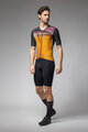ALÉ Cyklistický dres s krátkým rukávem - SPRINTER R-EV1 - oranžová/černá/růžová