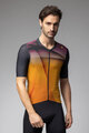 ALÉ Cyklistický dres s krátkým rukávem - SPRINTER R-EV1 - oranžová/černá/růžová