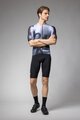 ALÉ Cyklistický dres s krátkým rukávem - SOUND PR-E - bílá/šedá
