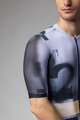 ALÉ Cyklistický dres s krátkým rukávem - SOUND PR-E - bílá/šedá