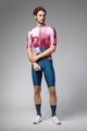 ALÉ Cyklistický dres s krátkým rukávem - SOUND PR-E - bílá/bordó