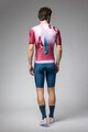 ALÉ Cyklistický dres s krátkým rukávem - SOUND PR-E - bílá/bordó