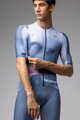 ALÉ Cyklistický dres s krátkým rukávem - SOUND PR-E - bílá/modrá