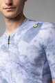 ALÉ Cyklistický dres s krátkým rukávem - MARBLE PR-E - bílá/modrá