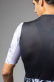 ALÉ Cyklistický dres s krátkým rukávem - PALM PR-E - černá/bílá