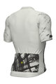 ALÉ Cyklistický dres s krátkým rukávem - PALM PR-E - bílá/zelená
