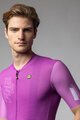 ALÉ Cyklistický dres s krátkým rukávem - FOLLOW ME PR-E - fialová