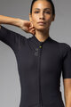 ALÉ Cyklistický dres s krátkým rukávem - COLOR BLOCK PRAGMA - černá