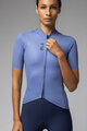 ALÉ Cyklistický dres s krátkým rukávem - COLOR BLOCK PRAGMA - modrá