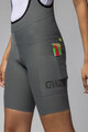 ALÉ Cyklistické kalhoty krátké s laclem - GRAVEL-PRO OFF ROAD - zelená