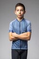 ALÉ Cyklistický dres s krátkým rukávem - FOLLOW ME KID - modrá