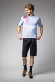 ALÉ Cyklistický dres s krátkým rukávem - RUGGED OFF ROAD - modrá