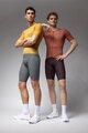 ALÉ Cyklistický dres s krátkým rukávem - EARTHY STYLE - žlutá