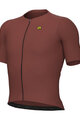 ALÉ Cyklistický dres s krátkým rukávem - EARTHY STYLE - hnědá