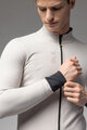 ALÉ Cyklistická větruodolná bunda - PRAGMA FONDO 3.0 - bílá/černá
