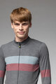 ALÉ Cyklistický dres s dlouhým rukávem zimní - WOOL LINE - šedá