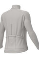 ALÉ Cyklistický dres s dlouhým rukávem zimní - PRAGMA FONDO 3.0 LADY - bílá