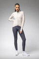 ALÉ Cyklistický dres s dlouhým rukávem zimní - R-EV1 WARM RACE 2.0 LADY - ivory