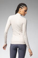ALÉ Cyklistický dres s dlouhým rukávem zimní - R-EV1 WARM RACE 2.0 LADY - ivory