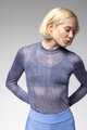 ALÉ Cyklistické triko s dlouhým rukávem - INTIMO KNITTED - modrá