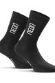 NEON Cyklistické ponožky klasické - NEON 3D - černá/bílá