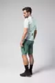 GOBIK Cyklistický dres s krátkým rukávem - STARK - bílá/světle zelená