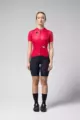 GOBIK Cyklistický dres s krátkým rukávem - STARK W - červená/růžová
