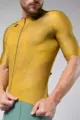 GOBIK Cyklistický dres s krátkým rukávem - INFINITY - žlutá
