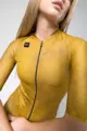 GOBIK Cyklistický dres s krátkým rukávem - INFINITY - žlutá
