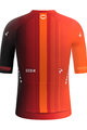 GOBIK Cyklistický dres s krátkým rukávem - REACTIVE INEOS GRENADIERS 2024 - červená/oranžová
