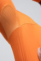 GOBIK Cyklistický dres s dlouhým rukávem zimní - PACER SOLID 2.0 - oranžová
