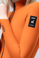 GOBIK Cyklistický dres s dlouhým rukávem zimní - PACER SOLID 2.0 - oranžová