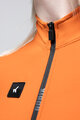 GOBIK Cyklistický dres s dlouhým rukávem zimní - PACER SOLID 2.0 - oranžová