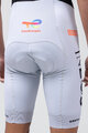 GOBIK Cyklistické kalhoty krátké s laclem - LIMITED 6.0 - bílá