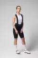 GOBIK Cyklistické kalhoty krátké s laclem - LIMITED 6.0 K6 W - černá