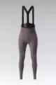 GOBIK Cyklistické kalhoty dlouhé s laclem - ABSOLUTE 6.0 WOMEN - šedá