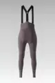 GOBIK Cyklistické kalhoty dlouhé s laclem - ABSOLUTE 6.0 WOMEN - šedá