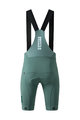 GOBIK Cyklistické kalhoty krátké s laclem - MATT 2.0 K10 - zelená