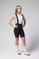 GOBIK Cyklistické kalhoty krátké s laclem - MATT 2.0 K9 W - černá