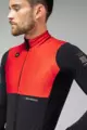 GOBIK Cyklistická zateplená bunda - MIST BLEND - oranžová/černá