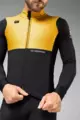GOBIK Cyklistická zateplená bunda - MIST BLEND - žlutá/černá