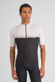 SPORTFUL Cyklistický dres s krátkým rukávem - PISTA - bílá/černá